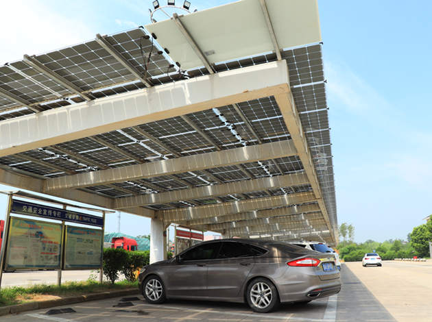 210KW Solar Car Parking Design Project